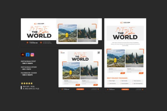 Download Travel Social Media Banner Template - Social media banner Collection