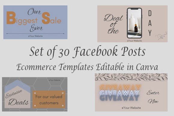 Download Facebook Post Templates Ecommerce 30 - Facebook Collection
