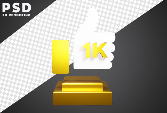 Download 3d Logo Like Facebook Rendering - Facebook Collection