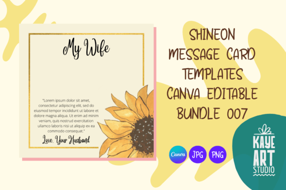 Download ShineOn Card Editable Template Bundle 7 - Template bundle Collection