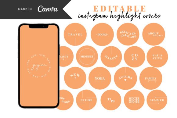 Download Orange Instagram Story Highlight Covers - Orange Collection