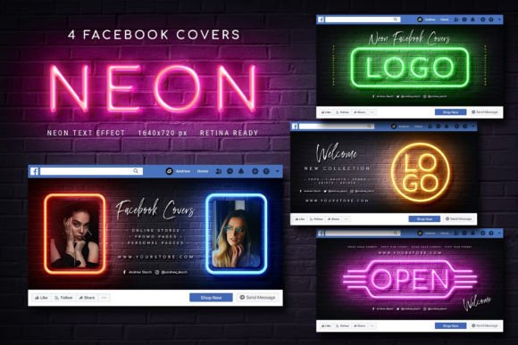 Download Neon Facebook Covers - Facebook Collection