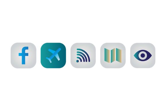 Download Eye Plane Facebook Signal Apps Icon Set - Facebook Collection