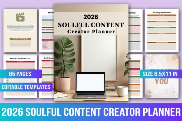 Download 2026 Soulful Content Creator Planner - Premium Resources