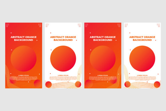 Download Orange Instagram Stories Template - Orange Collection