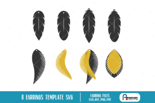 Download Earrings Template Bundle - Template bundle Collection
