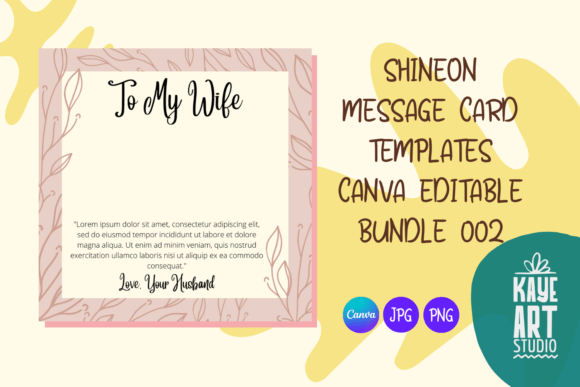 Download ShineOn Card Editable Template Bundle 2 - Template bundle Collection