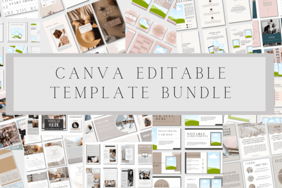 Download Canva Editable Template Bundle - Template bundle Collection