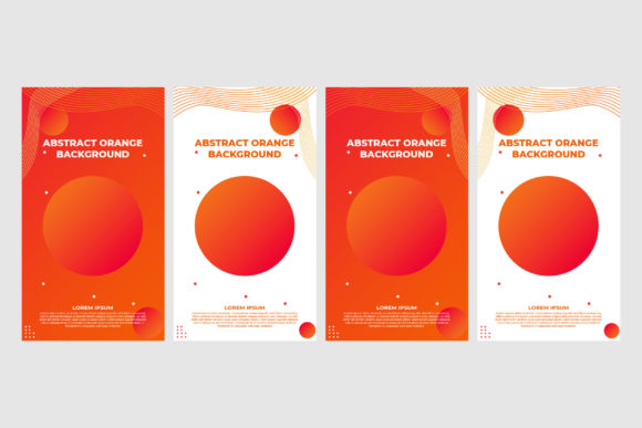 Download Orange Instagram Stories Template - Orange Collection