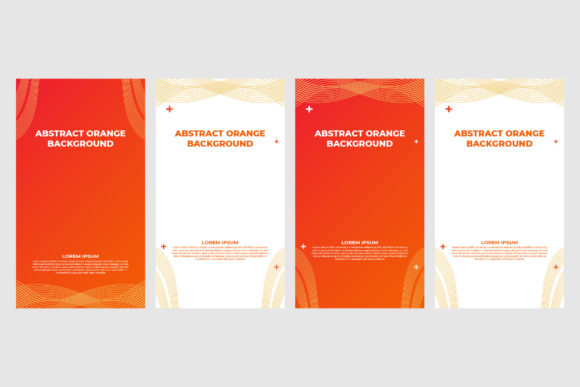 Download Orange Instagram Stories Template - Orange Collection