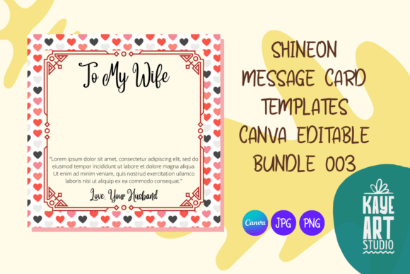 Download ShineOn Card Editable Template Bundle 3 - Template bundle Collection