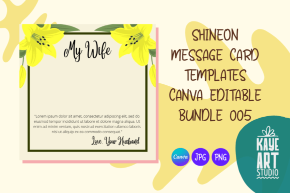 Download ShineOn Card Editable Template Bundle 5 - Template bundle Collection