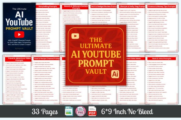 Download Ultimate AI YouTube Prompt Vault - Premium Bundle