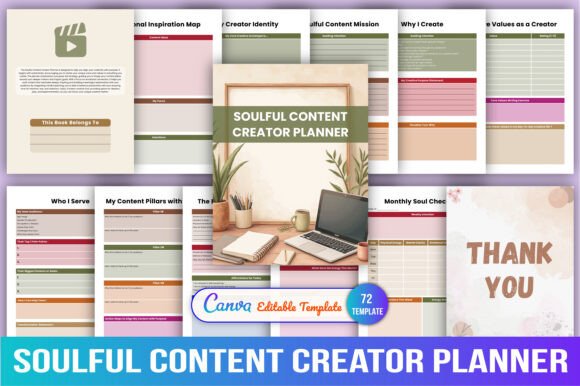 Download Soulful Content Creator Planner - Premium Resources