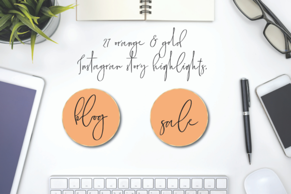 Download Orange Instagram Story Highlight, Insta - Orange Collection