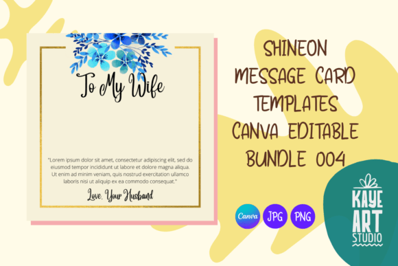 Download ShineOn Card Editable Template Bundle 4 - Template bundle Collection